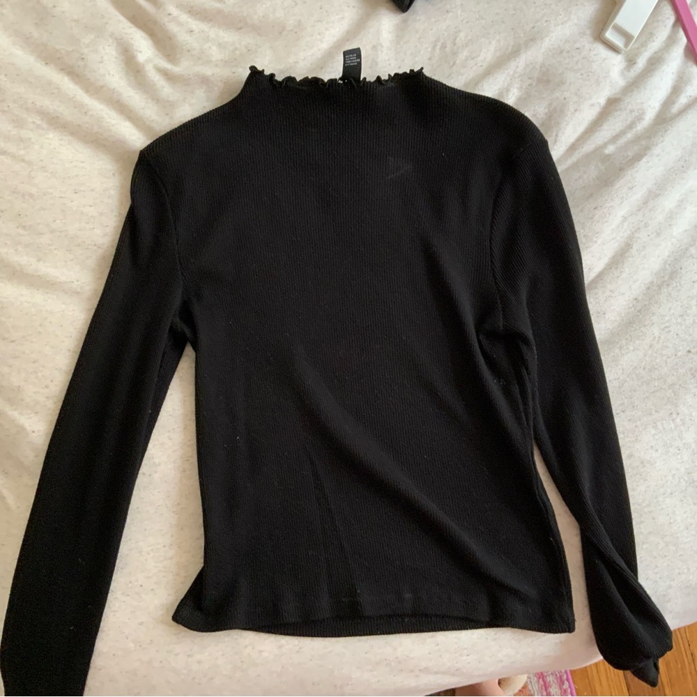 Forever 21 Black Turtle Neck